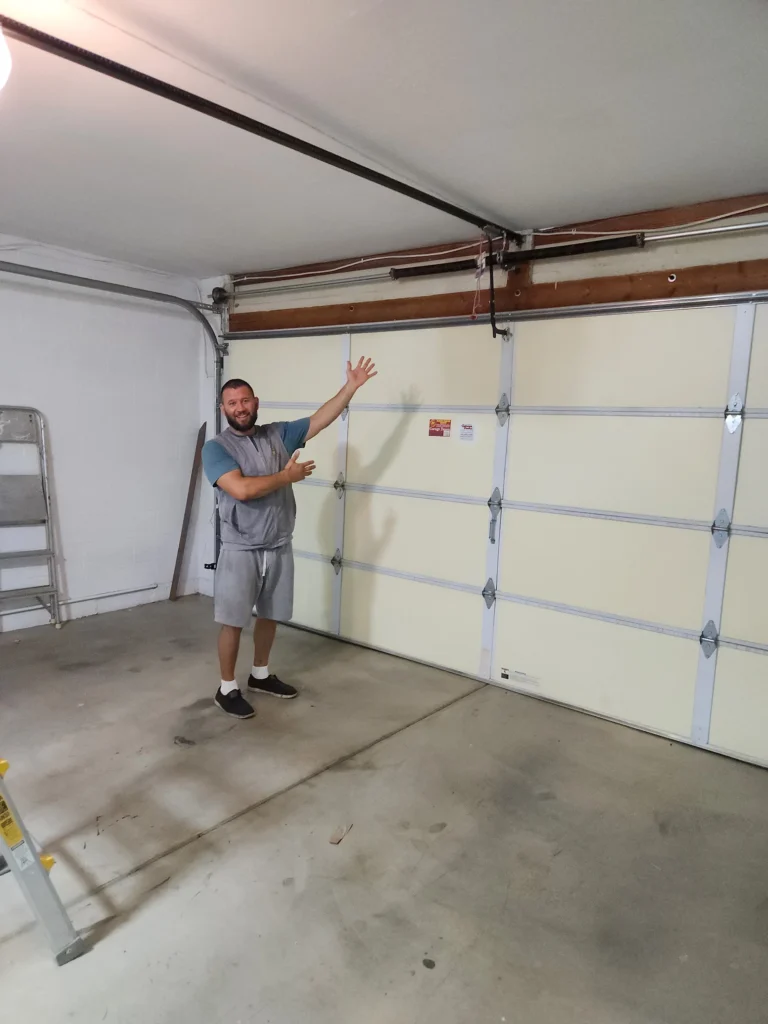 Eric With Garage Door