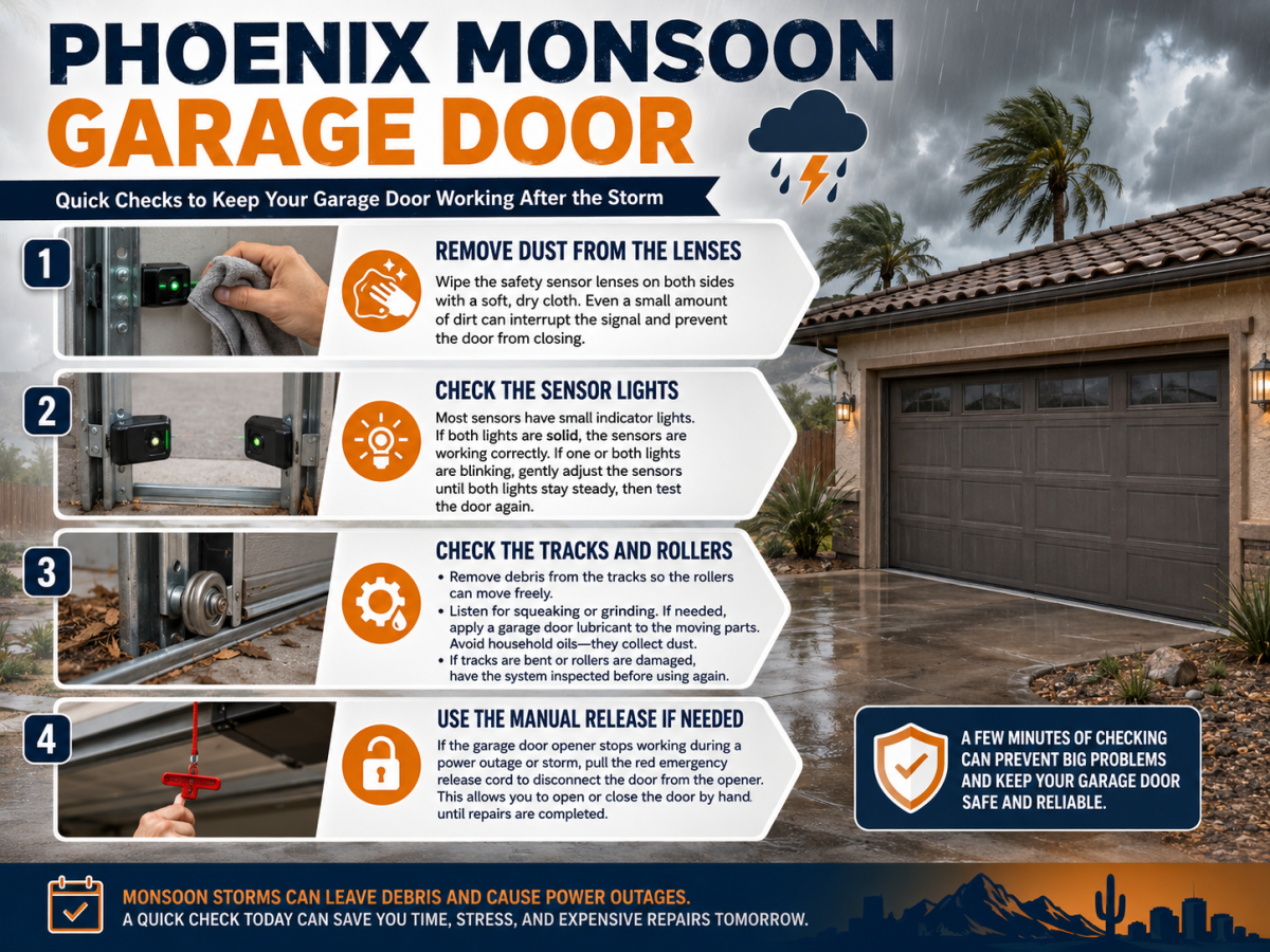 Phoenix Monsoon Garage Door Problems